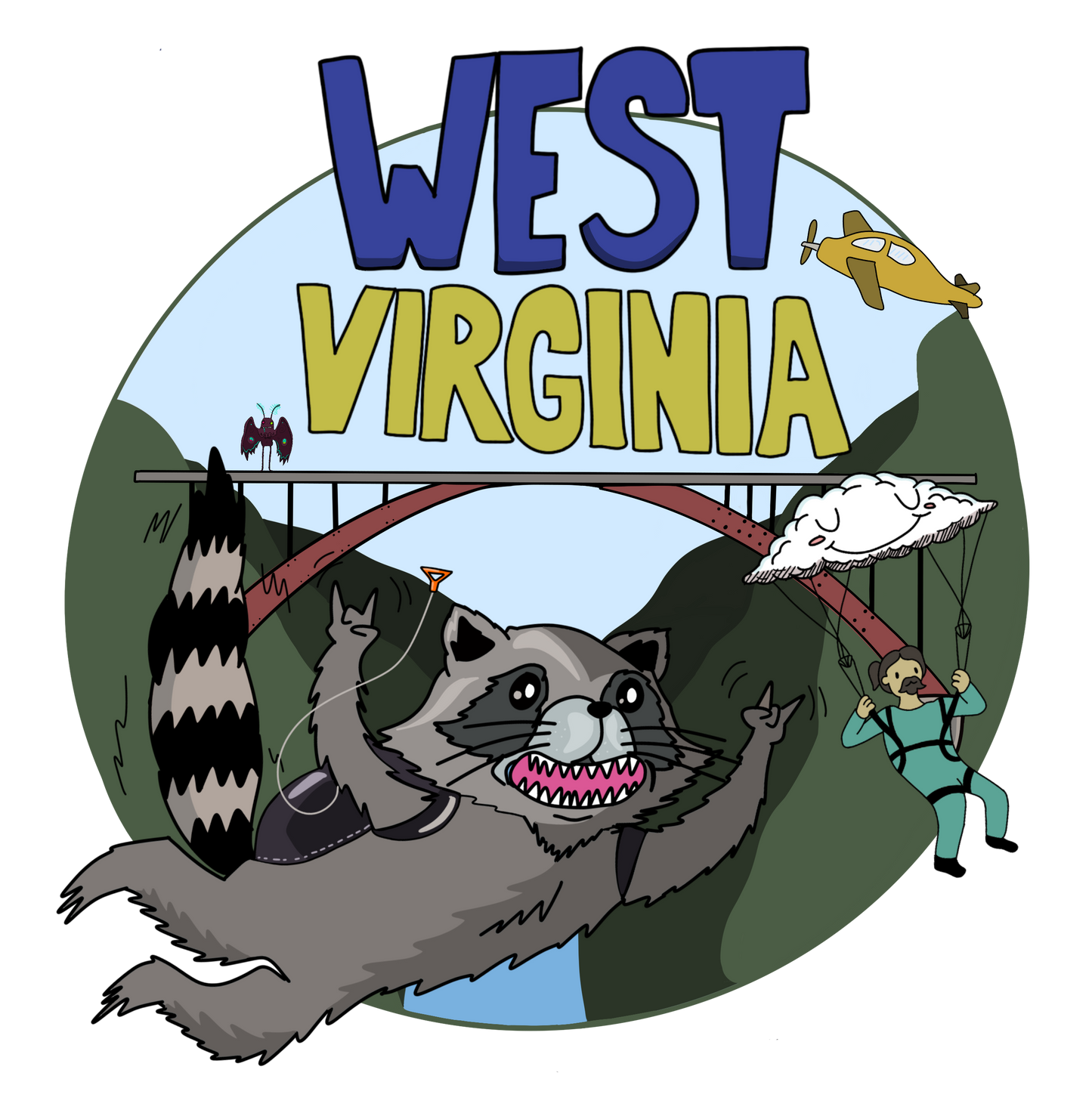 Wild and Weird West Virginia Stickgore Pack 1