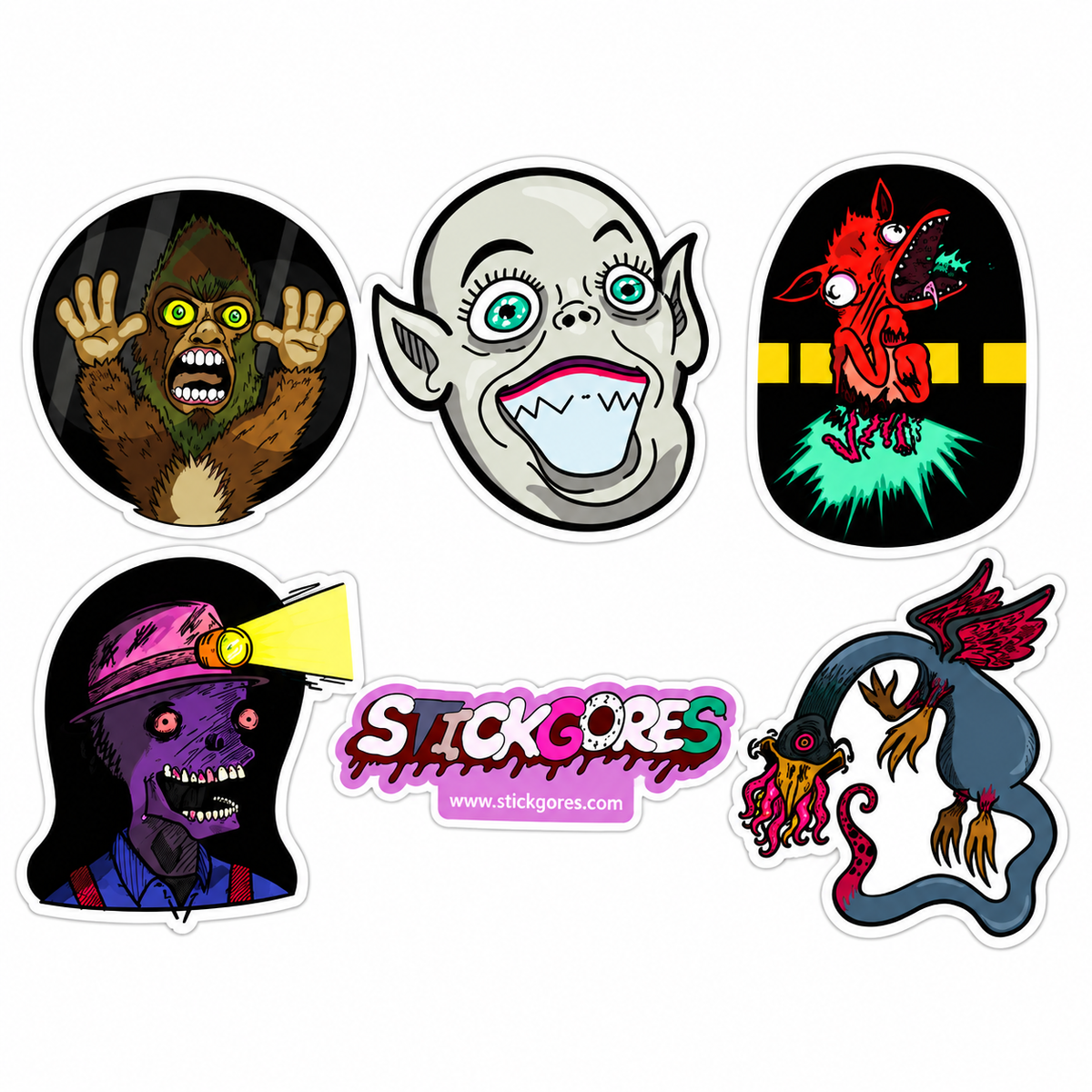 Wild and Weird West Virginia Stickgore Pack 2
